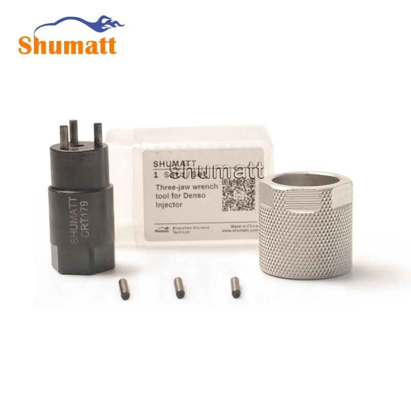 Common Rail Tool Three-jaw 3 PIN Injector Assembly Dismounting Disassemble Professional Repair Kits Set CRT179