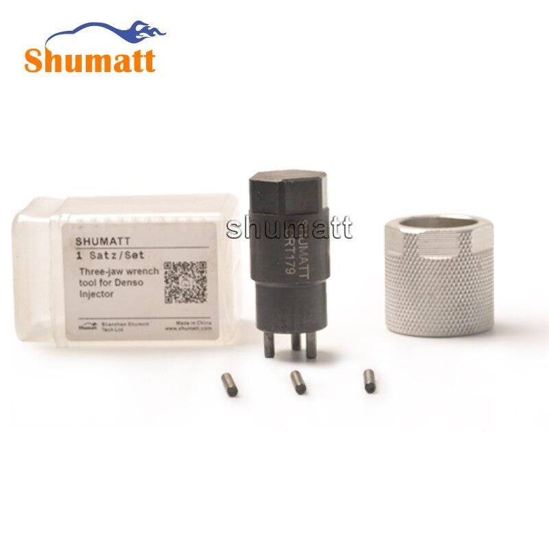 Common Rail Tool Three-jaw 3 PIN Injector Assembly Dismounting Disassemble Professional Repair Kits Set CRT179
