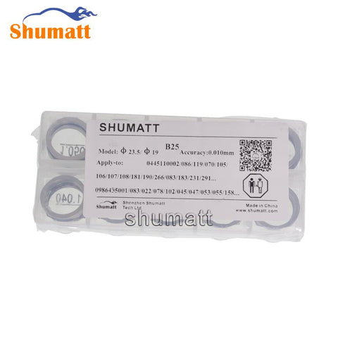 Common Rail  Injector Adjustment shims B25 100 pcs for Fuel Injector