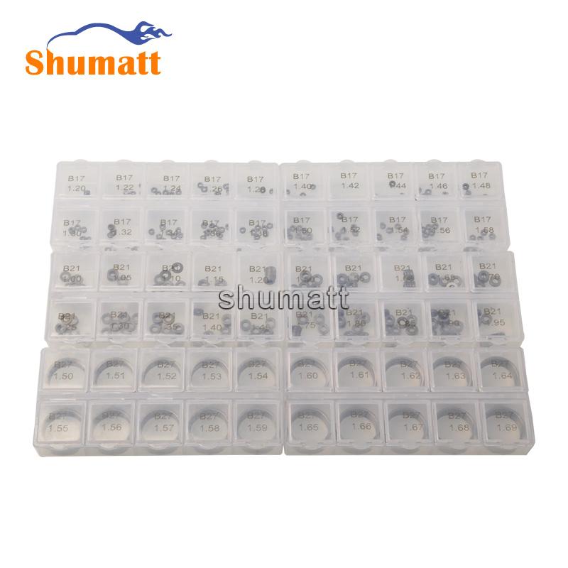 Common Rail AB17B21B27 Adjusting Shim Set (500 pieces)for Diesel Injector
