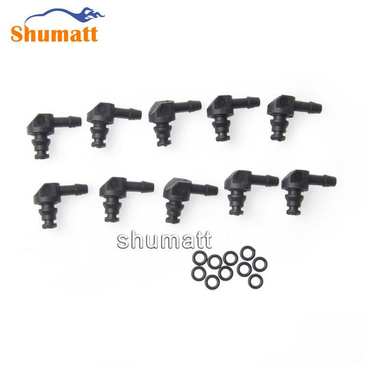 Common Rail CR 110 Series Injector Oil Backflow Pipe Joint fitting 10 pieces Each Bag