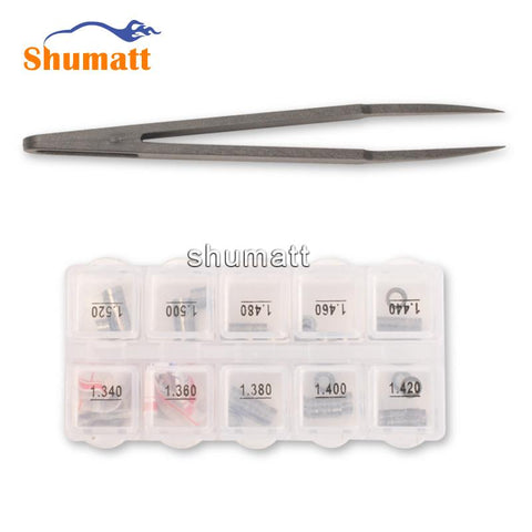 Common Rail Injector Adjustment shims B48 100 pcs for Fuel Injector