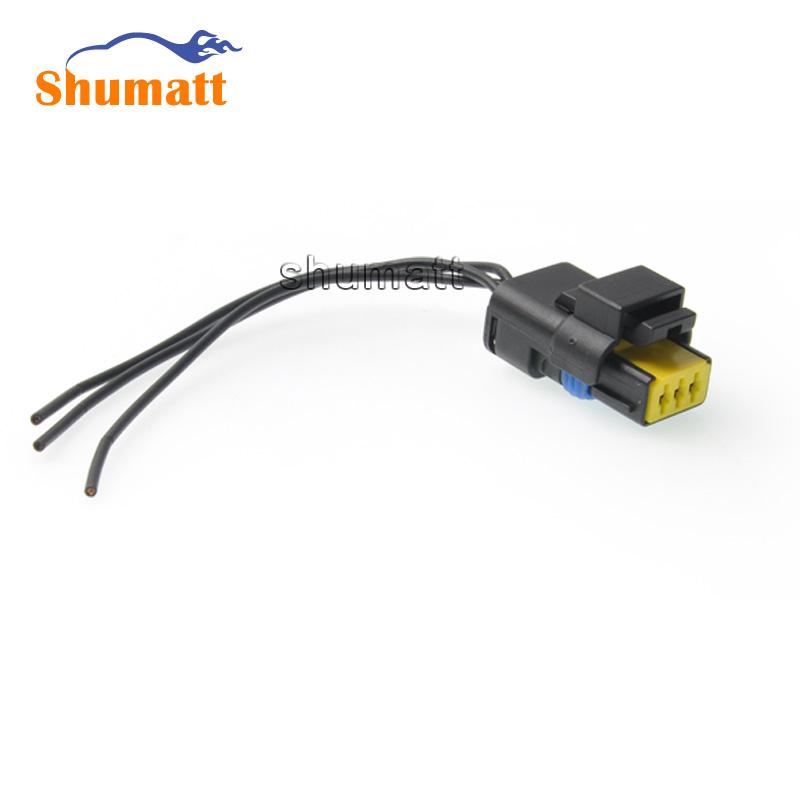 Common rail Pressure Sensor Plug with three wires & diesel fuel injector part