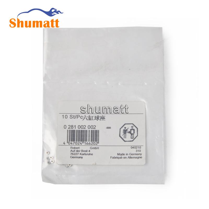 Common Rail Fuel injector Steel Six Cylinder Ball Seat F00VC21001 for 110 & 120 Series Injectors