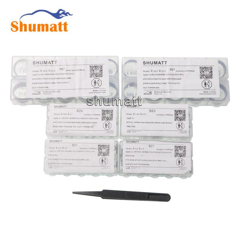 Common Rail Injector Adjusting Shims (400 pcs) for B21 B23  B24 B27 valve