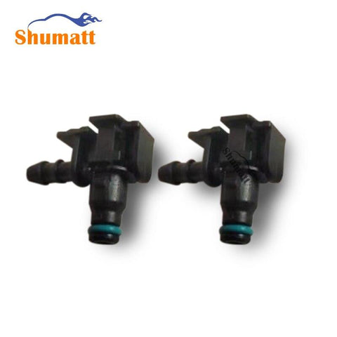 10pcs Type Return Oil Backflow For  Diesel Cr Fuel Injector Plastic  Two Way Joint Tube