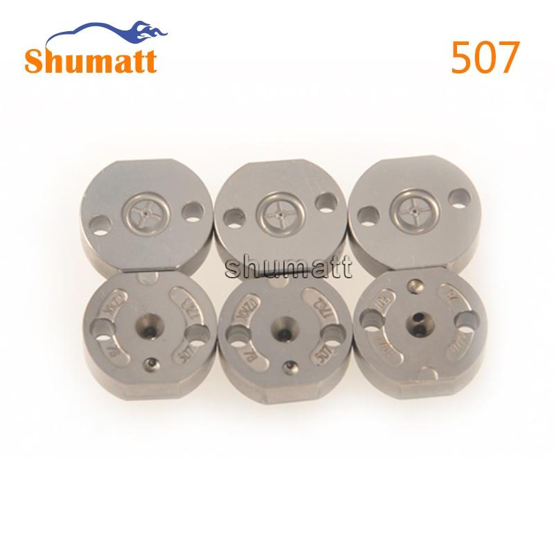 SHUMAT Control Valve 507# Diesel Flow Orifice Valve Plate 507 for Common Rail Fuel Injectors 23670-30400 23670-G3S6 23670-30190