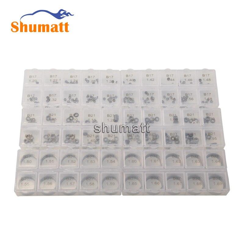 Adjusting Washers Shims Diesel Common Rail Parts Injector Valve Assy B17 B21 B27 Full Set Gasket Kits 500pcs