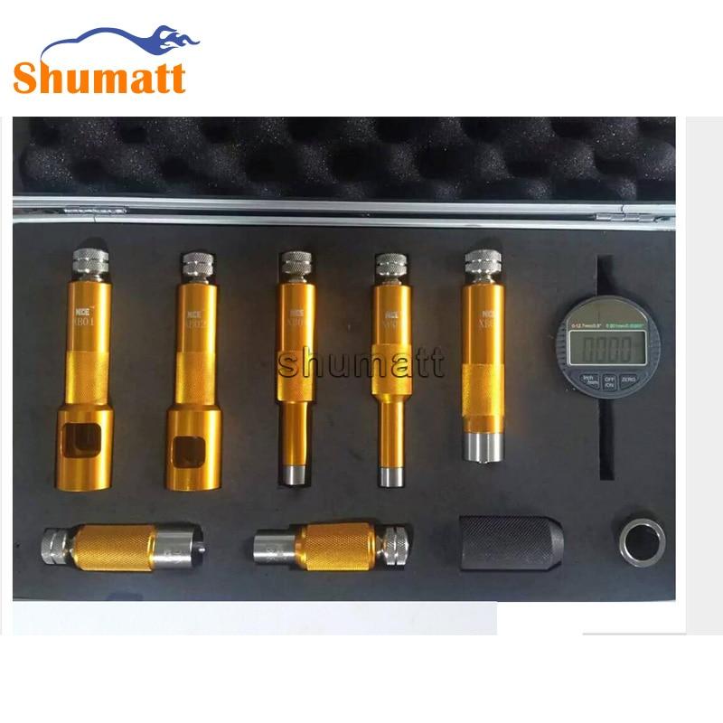 SHUMAT Valve Assy Gap Adjustment Washer Shims Armature Lift Measuring Repair Tool Kits for B0SCH CRIN1/CRIN DEN-S0 G2 Injector