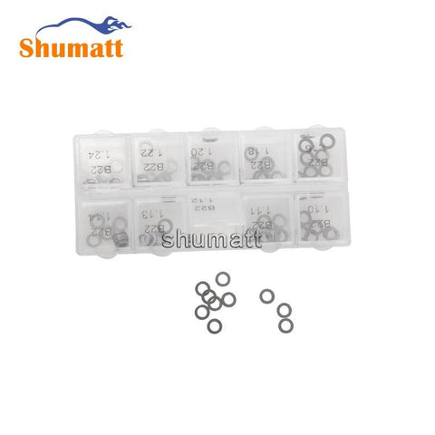 600pcs Common Rail Parts Injector Valve Assy Adjusting Washer Shims B13 B14 B16 B22 B26 for Brand 120 Series Full Set Gasket