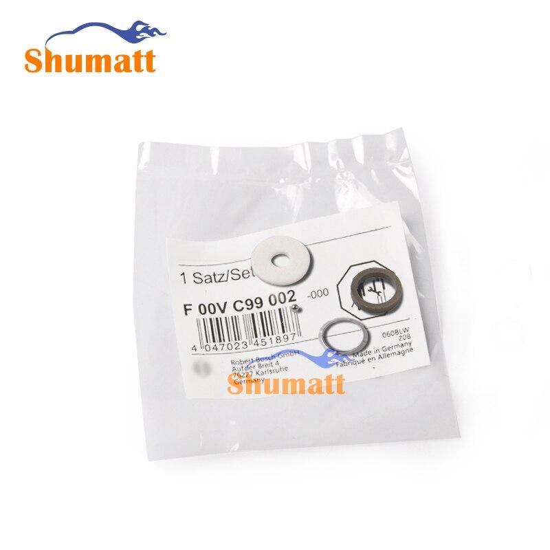 SHUMTT F00VC99002 Shims Overhaul Kits F00VC05001 Steel Ball Size 1.34mm Gasket F 00V C99 002 for 120 Series Common Rail Injector