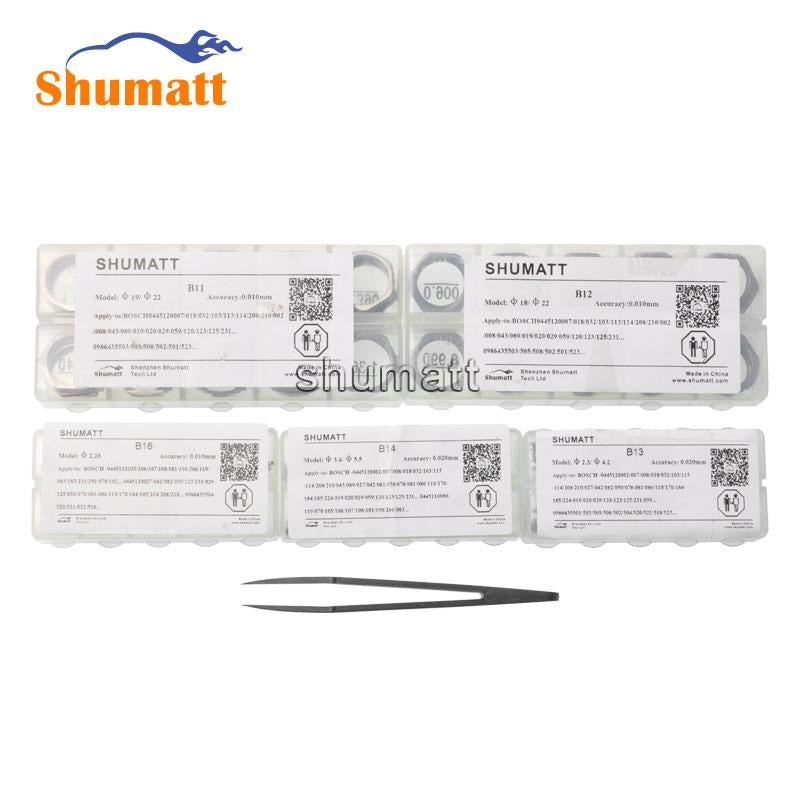 common rail injector B11 B12 B13 B14 B16 serie repairing adjustment shims